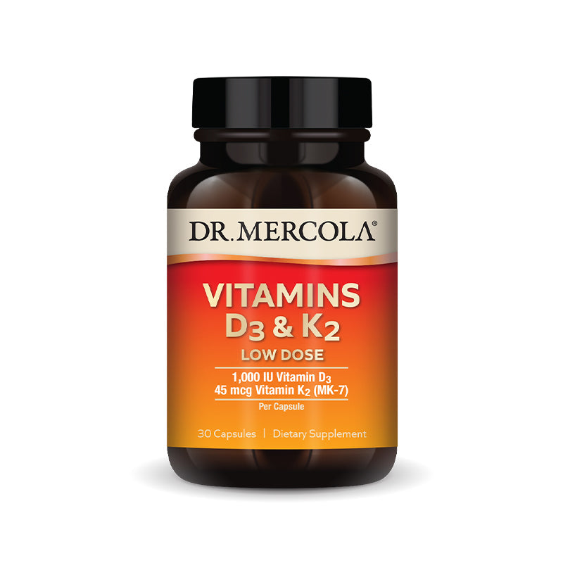 Vitamins D3 & K2 Low Dose Supplement