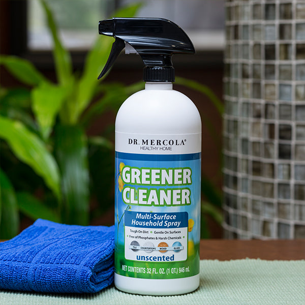 Greener Cleaner Unscented in use
