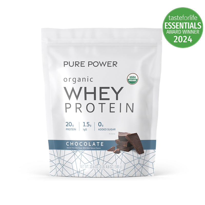 Pure Power Organic Whey Protein Chocolate Flavor