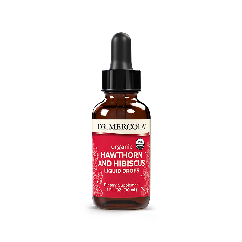 Dr. Mercola Organic Hawthorn and Hibiscus Liquid Drops