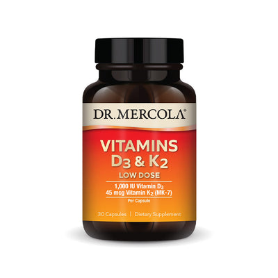 Vitamins D3 & K2 Low Dose Supplement