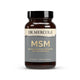Dr. Mercola's MSM Sulfur Complex bottle and capsules