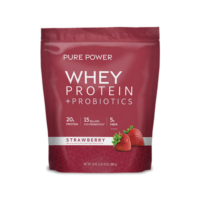 Pure Power Protein + Probiotics Strawberry Flavor