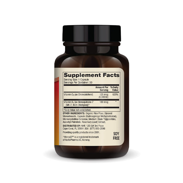 Vitamins D3 & K2 Supplement
