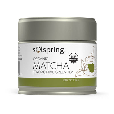 Solspring® Matcha Ceremonial Green Tea, Organic