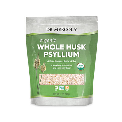 Dr. Mercola Organic Whole Husk Psyllium Supplement