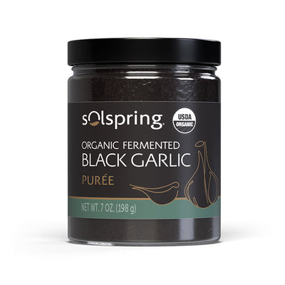 Solspring® Fermented Black Garlic, Organic - Purée