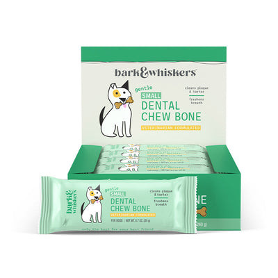 Bark & Whiskers Gentle Dental Chew Bones for Small Dogs