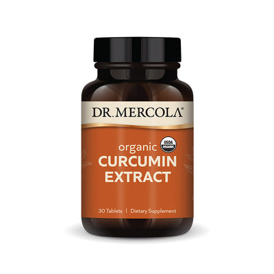 Dr. Mercola's Organic Curcumin Extract Supplement bottle