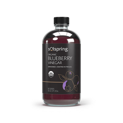 Solspring Organic Blueberry Vinegar bottle