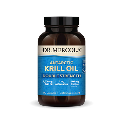 Dr. Mercola Krill Oil Double Strength Supplement bottle