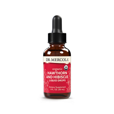 Dr. Mercola Organic Hawthorn and Hibiscus Liquid Drops