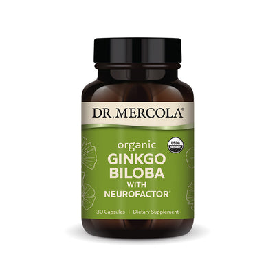 Dr. Mercola Organic Ginkgo Biloba with NeuroFactor Supplement