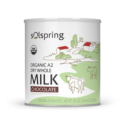 Solspring Organic A2 Dry Whole Milk Chocolate Flavor