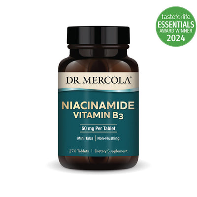 Dr. Mercola Niacinamide Vitamin B3 Supplement bottle