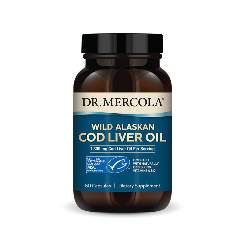 Wild Alaskan Cod Liver Oil Supplement