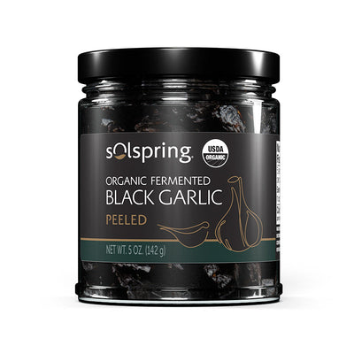 Solspring Organic Fermented Peeled Black Garlic