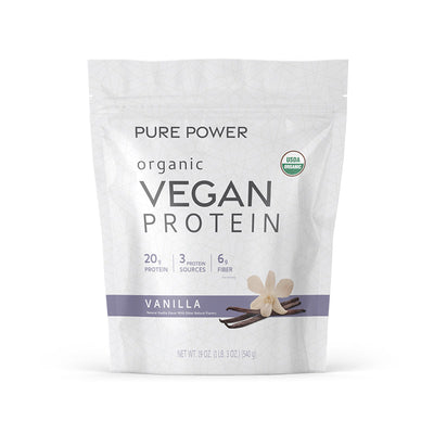 Pure Power Organic Vegan Protein - Vanilla Flavor