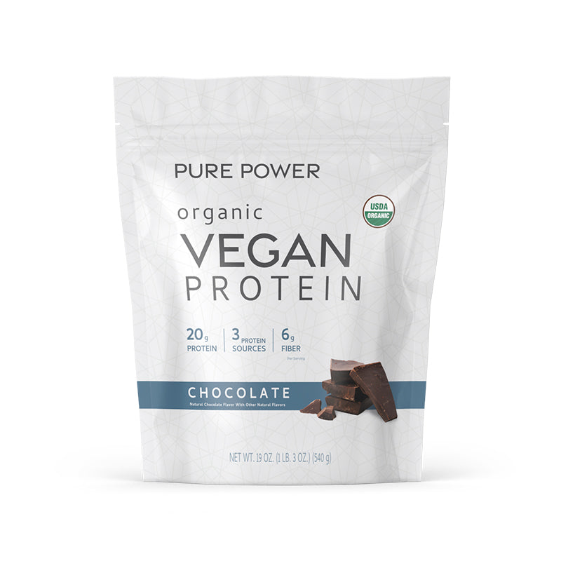 Pure Power Organic Vegan Protein - Chocolate Flavor