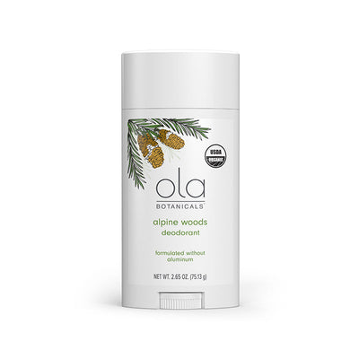 Ola Botanicals Organic Deodorant, Alpine Woods, 2.65 Oz