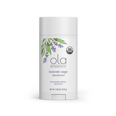 Ola Botanicals Organic Deodorant, Lavender Sage, 2.65 Oz