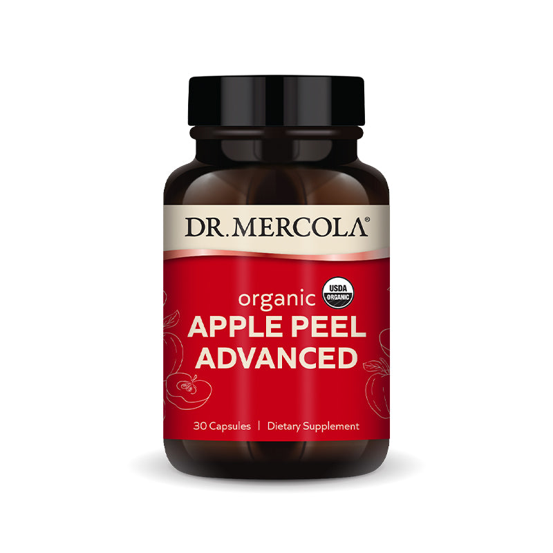 Organic Apple Peel Advanced supplement bottle
